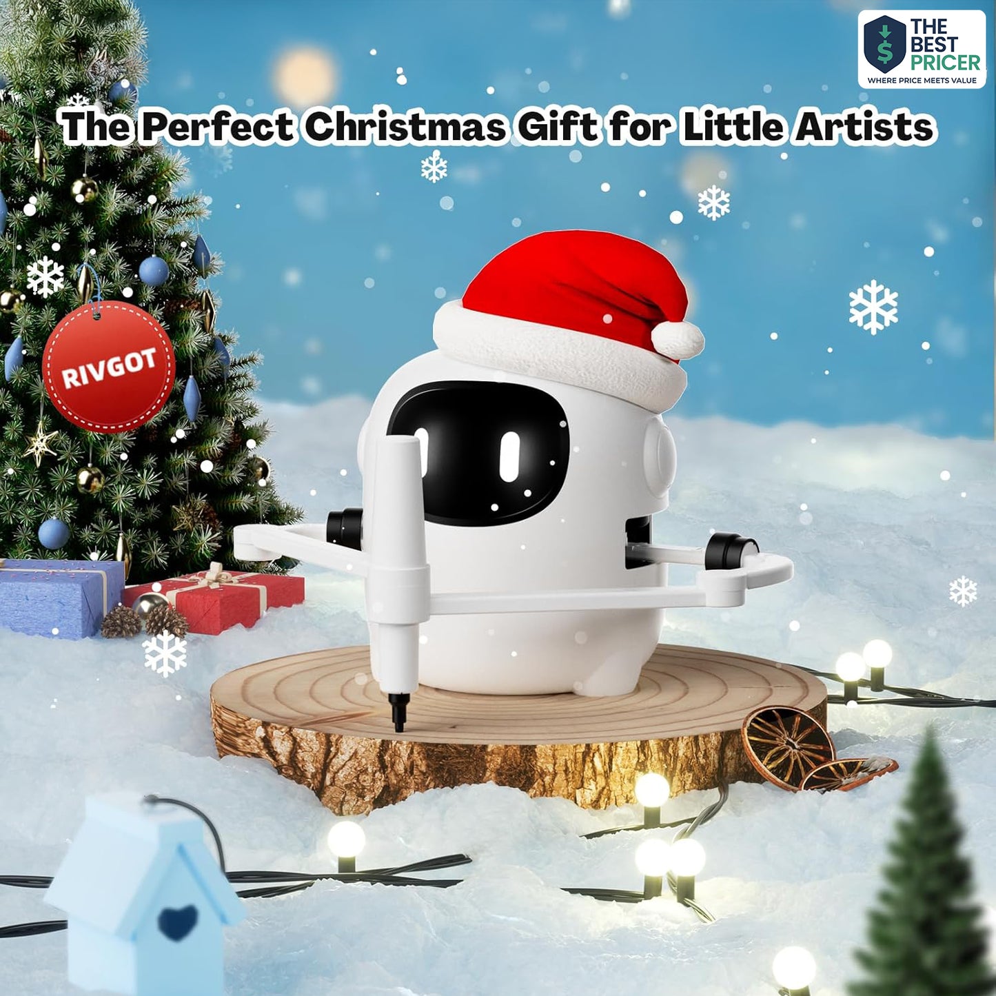 Interactive Drawing Robot for Kids with 150 Cards – Educational Montessori Toy Ages 3–8