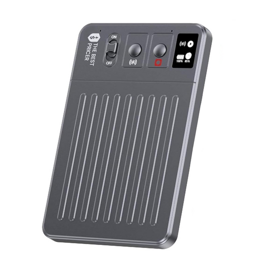 AI Voice Recorder with Transcription & Summaries – 64GB, App Control