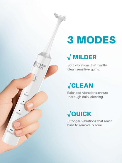 Voraiya Electric Flosser for Teeth & Adults Reusable Dental Floss with 50 Replacement Heads, Water Flosser Alternative for Gentle Gum Care, Teeth Cleaning Tools, and Tongue Scraping