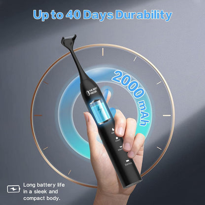 Voraiya Electric Flosser for Teeth Electric Flosser Dental Floss 3 Modes + 50 Replacement Heads Rechargable Ultrasonic Power Flossing for Teeth Adults & Kids