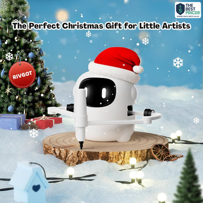 Interactive Drawing Robot for Kids with 150 Cards – Educational Montessori Toy Ages 3–8