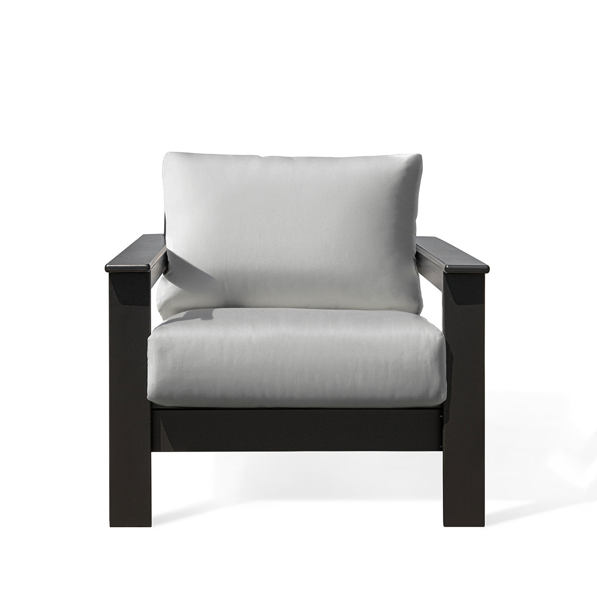 Hickory Polymer Outdoor Club Chair with Sunbrella® Cushions