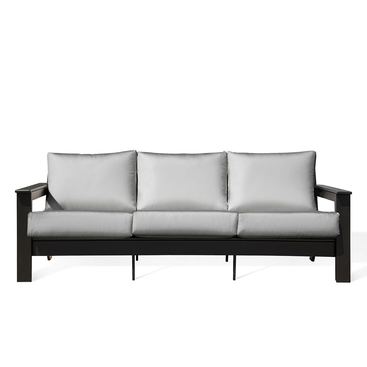 Hickory Polymer Outdoor Sofa with Sunbrella® Cushions