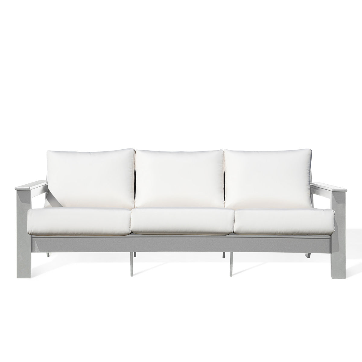 Hickory Polymer Outdoor Sofa with Sunbrella® Cushions