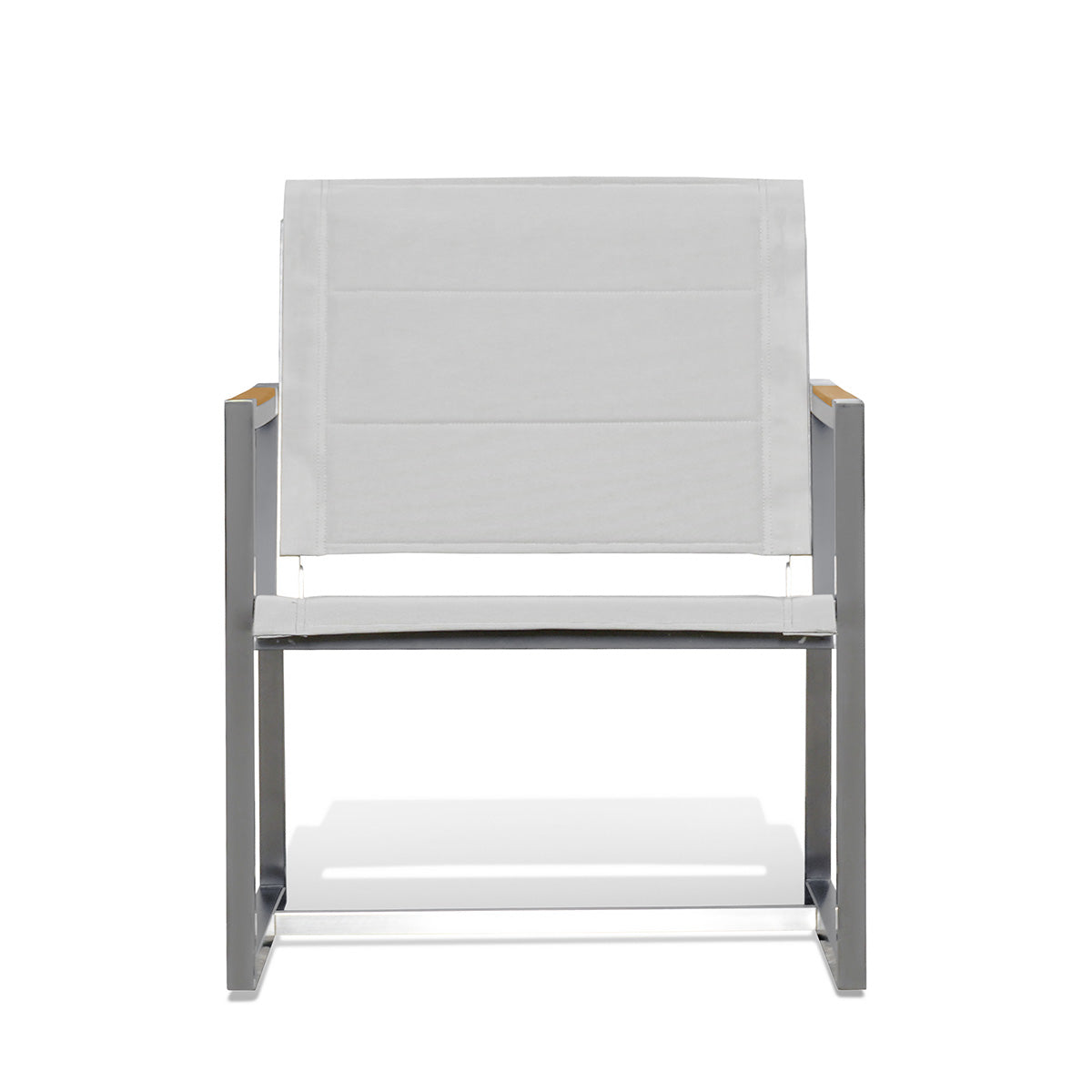 Pine Stainless Steel & Teak Outdoor Sling Chair