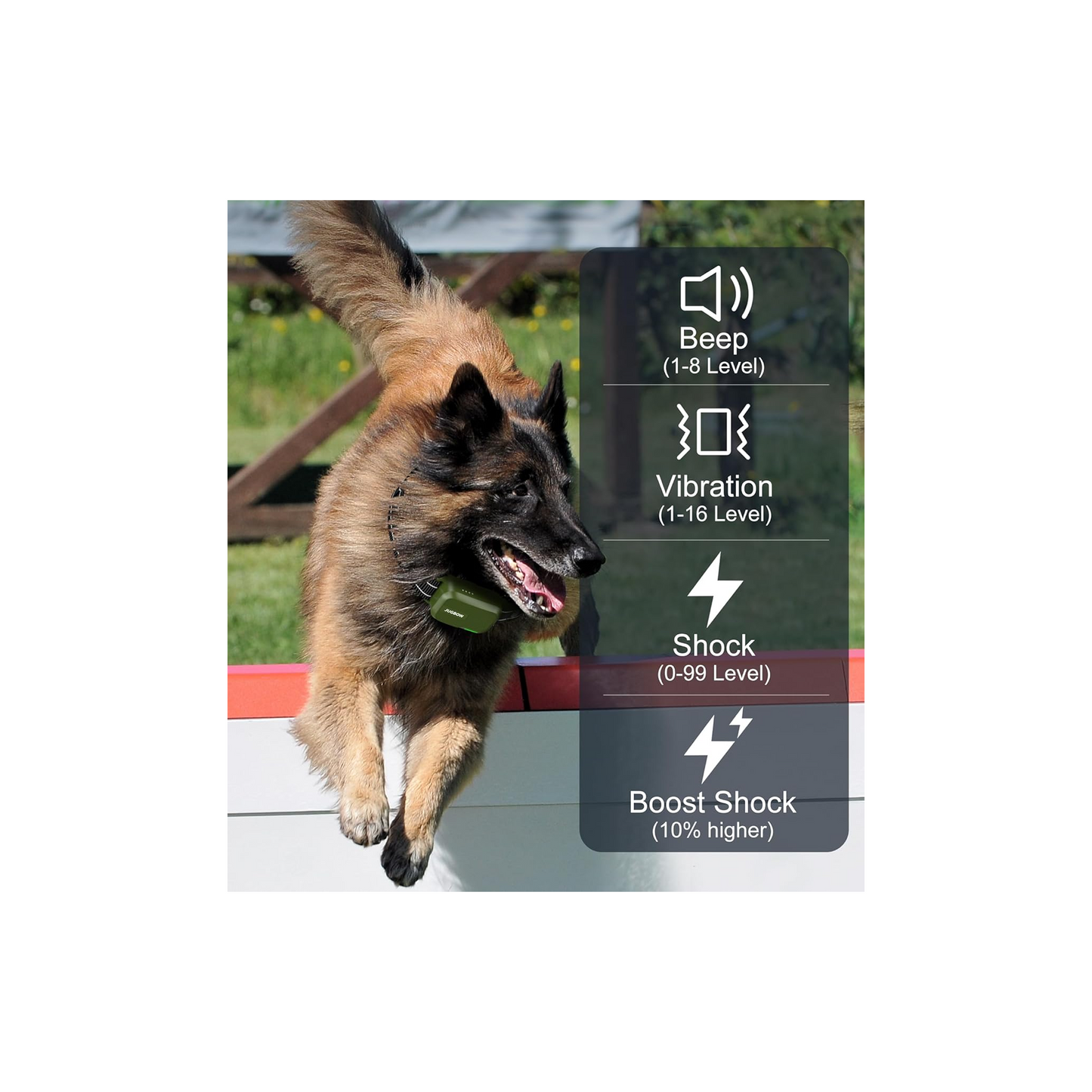 Jugbow Dog Shock Collar for 2 Dogs – 4200FT Remote, Waterproof, 4 Modes, Rechargeable