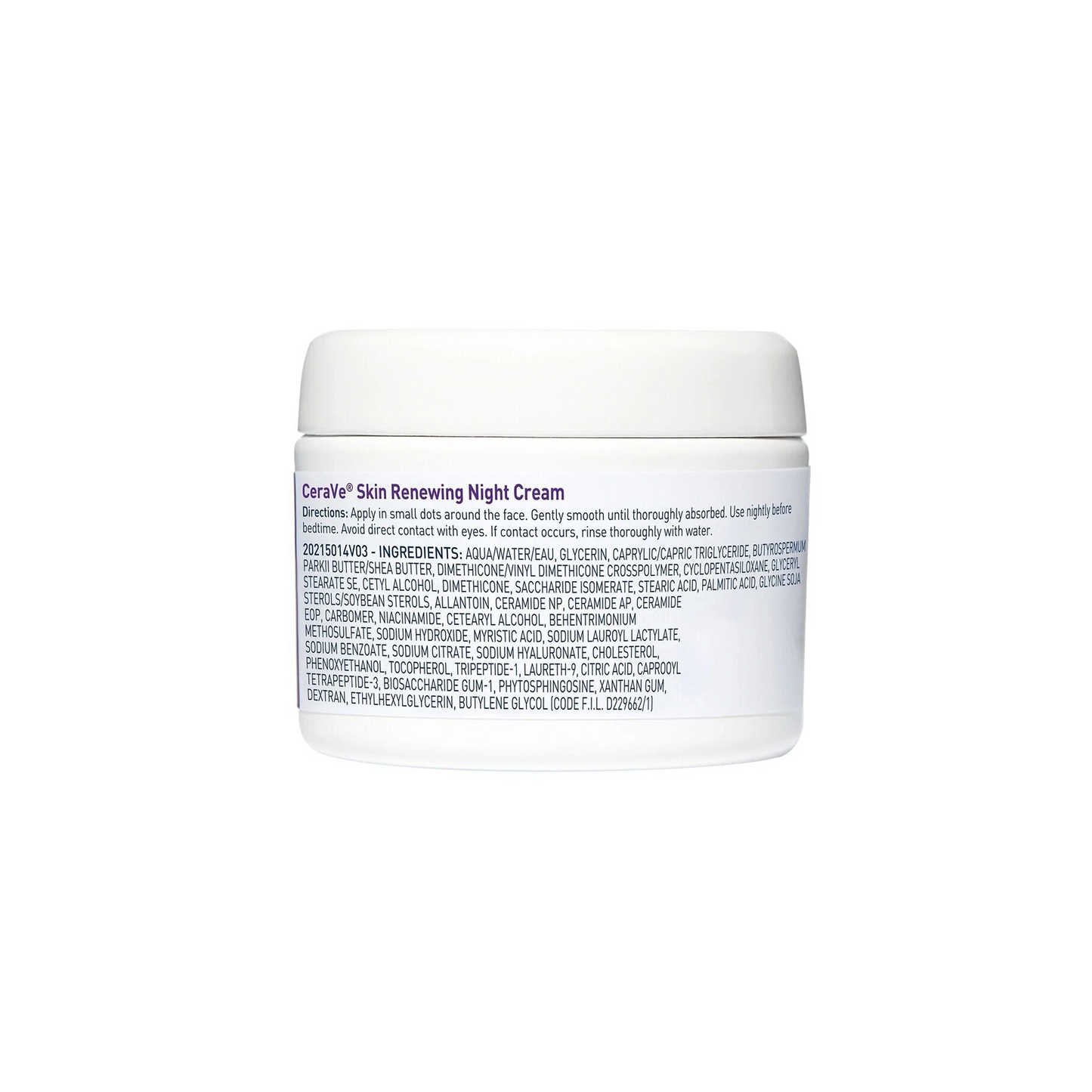 CeraVe Skin Renewing Face Night Cream w/Peptide Complex & Hyaluronic Acid, 1.7oz