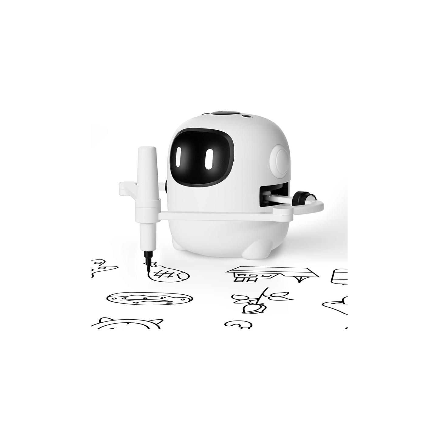 Interactive Drawing Robot for Kids with 150 Cards – Educational Montessori Toy Ages 3–8