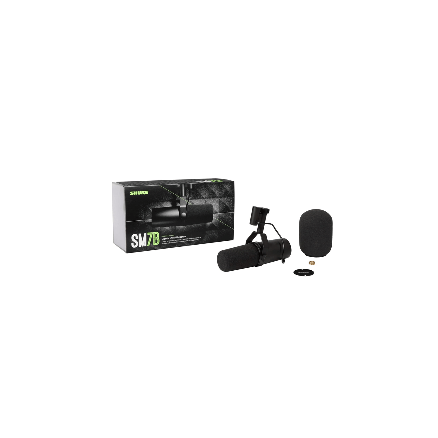 Shure SM7B Cardioid Dynamic Vocal Microphone for Broadcast & Recording