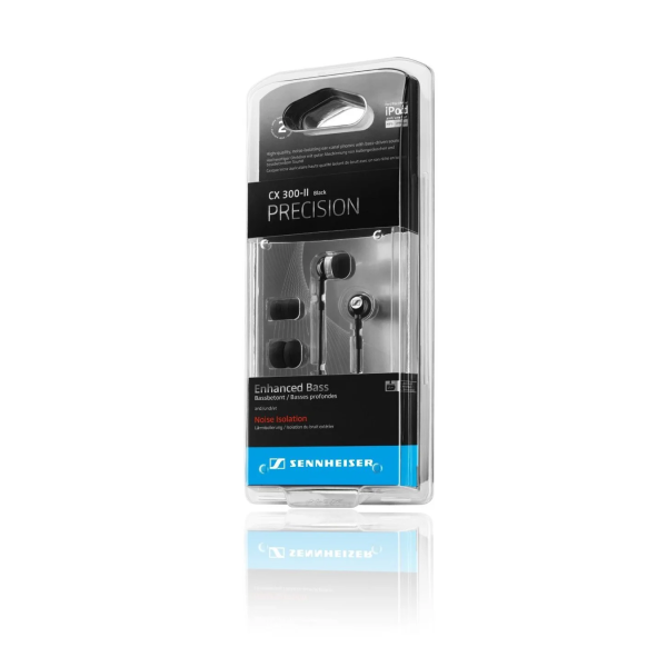 Sennheiser Earbuds Black, CX 300-II