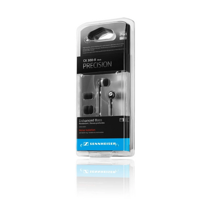 Sennheiser Earbuds Black, CX 300-II