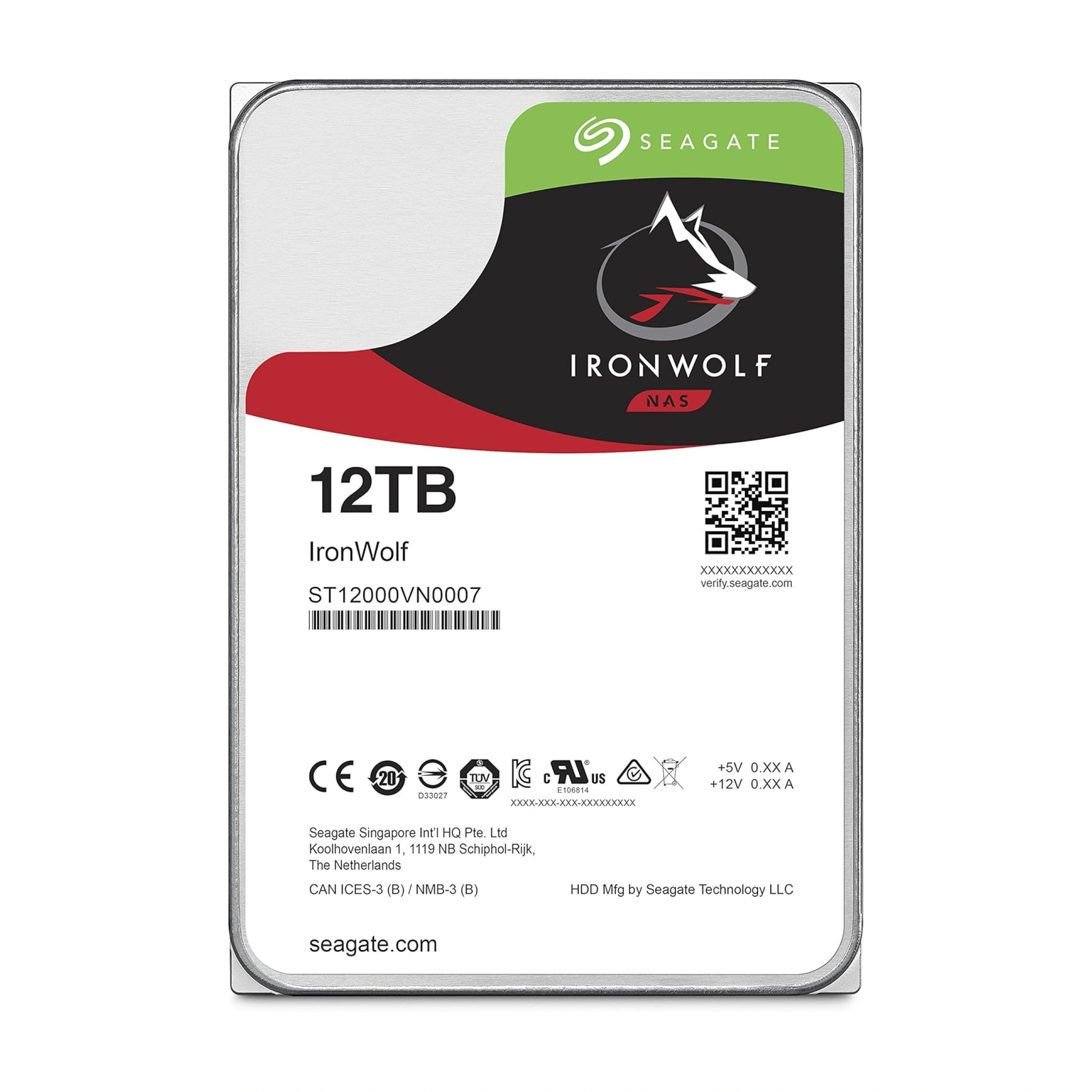 tital (1) Seagate ST12000VN0007 Versatile 12TB NAS Hard Drive - Brand New - Image 1
