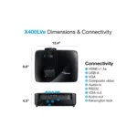 Optoma X400LVe XGA Professional Projector - Image 3