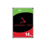Seagate ST14000NT001 IronWolf Pro, 14 TB, Enterprise NAS Internal HDD –CMR 3.5 Inch, SATA 6 Gb/s, 7,200 RPM, 256 MB Cache for RAID Network Attached Storage