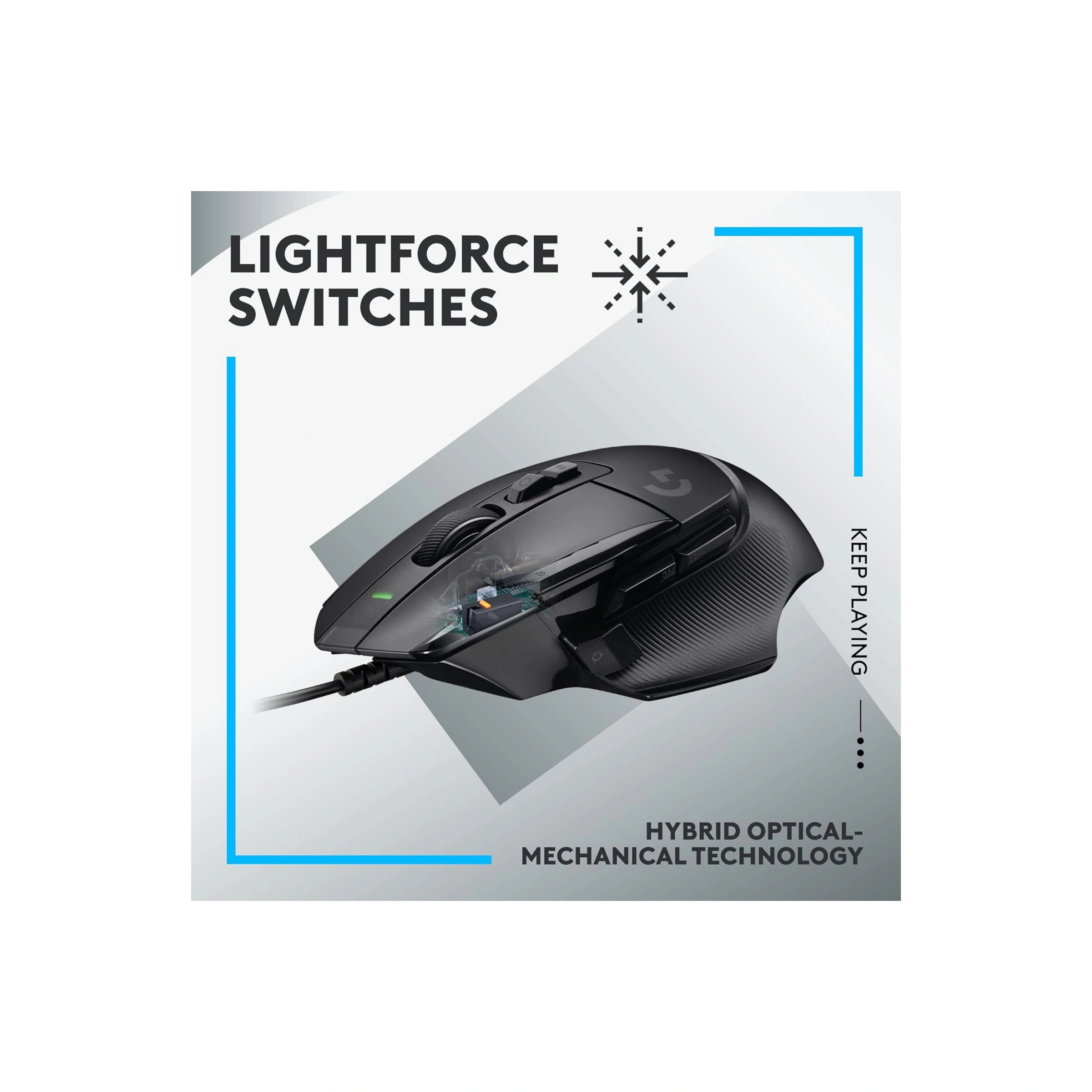 Logitech – G502 X Wired USB Gaming Mouse with HERO 25K Sensor – Black - Image 3