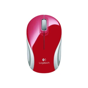 Logitech M187 Wireless Mini Optical Mouse – Red Brand New