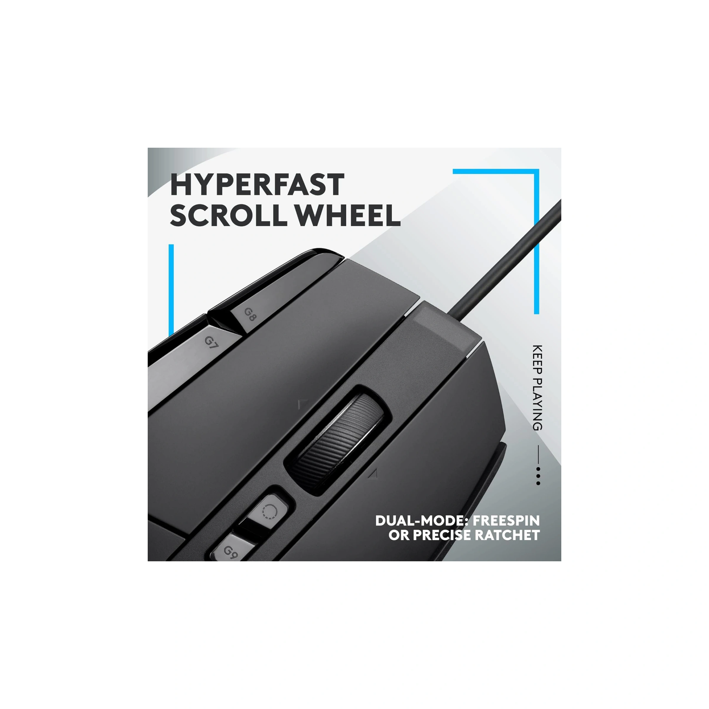 Logitech – G502 X Wired USB Gaming Mouse with HERO 25K Sensor – Black - Image 2