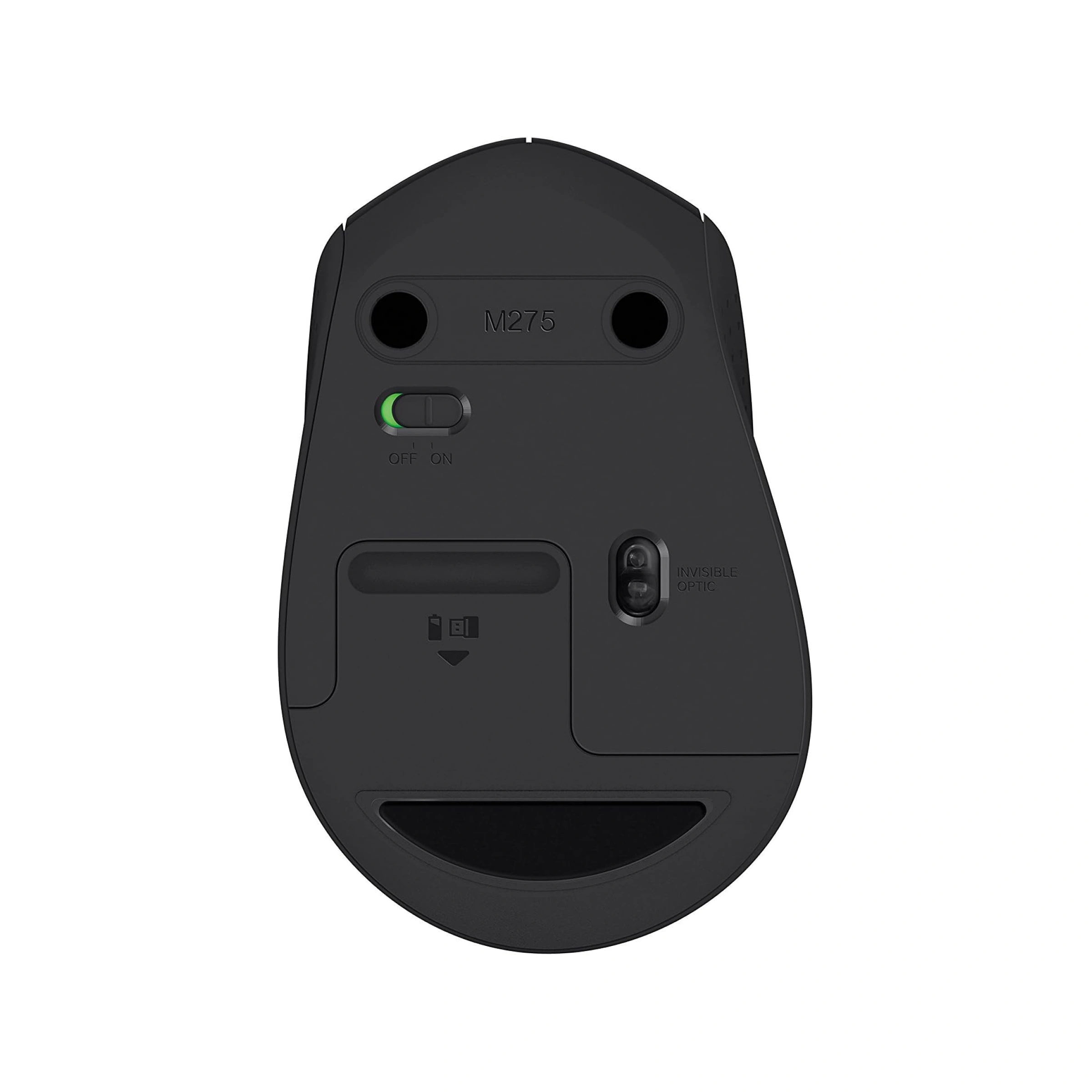Logitech M275 Wireless Mouse Black USB Receiver - Image 3