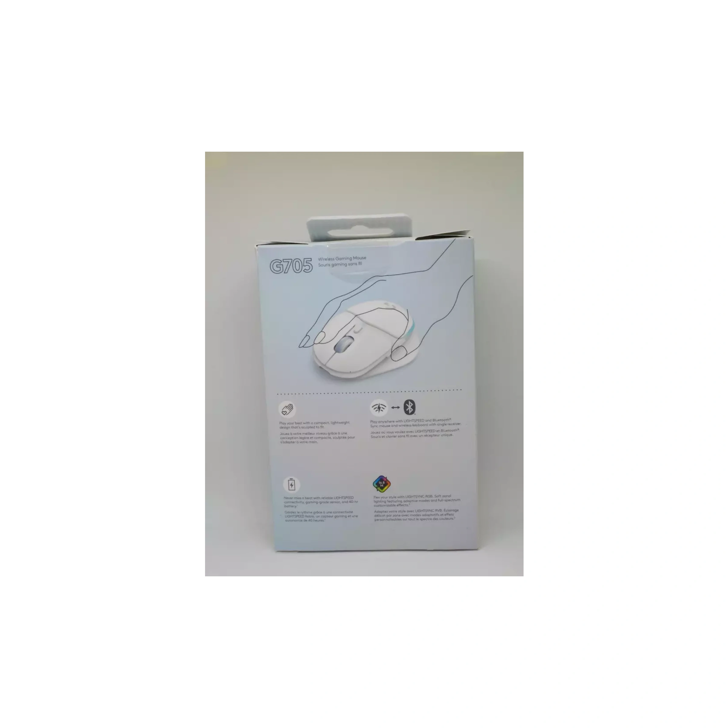 Logitech G705 Wireless Gaming Mouse, Customizable LIGHTSYNC RGB Lighting-Brand New - Image 2