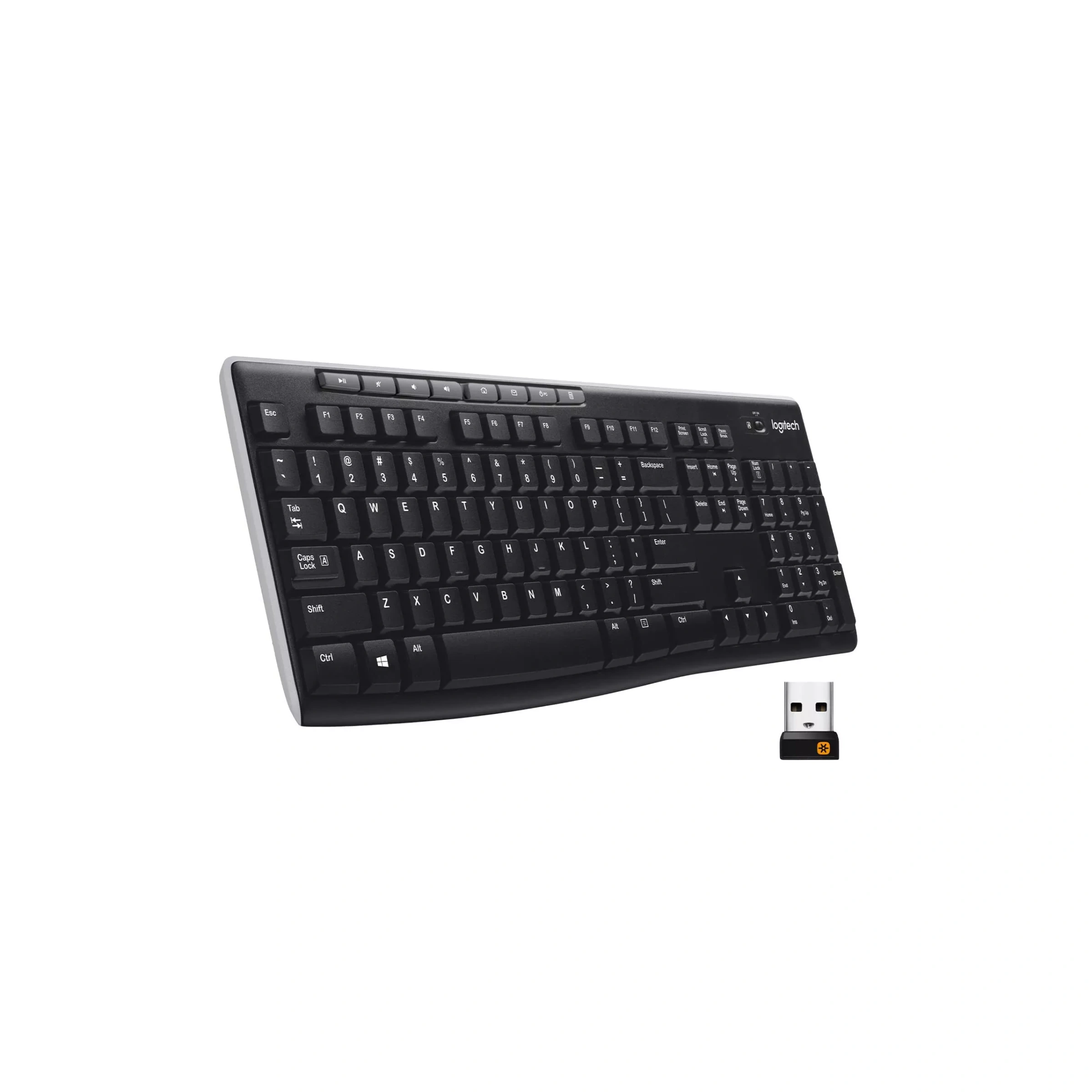 Logitech K270 Wireless Keyboard PC/MAC Includes Unifying Receiver 920-003051 - Image 3