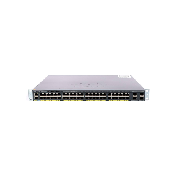 cv.png Cisco WS-C2960X-48LPS-L 48 Port PoE+ Gigabit Switch - Image 1