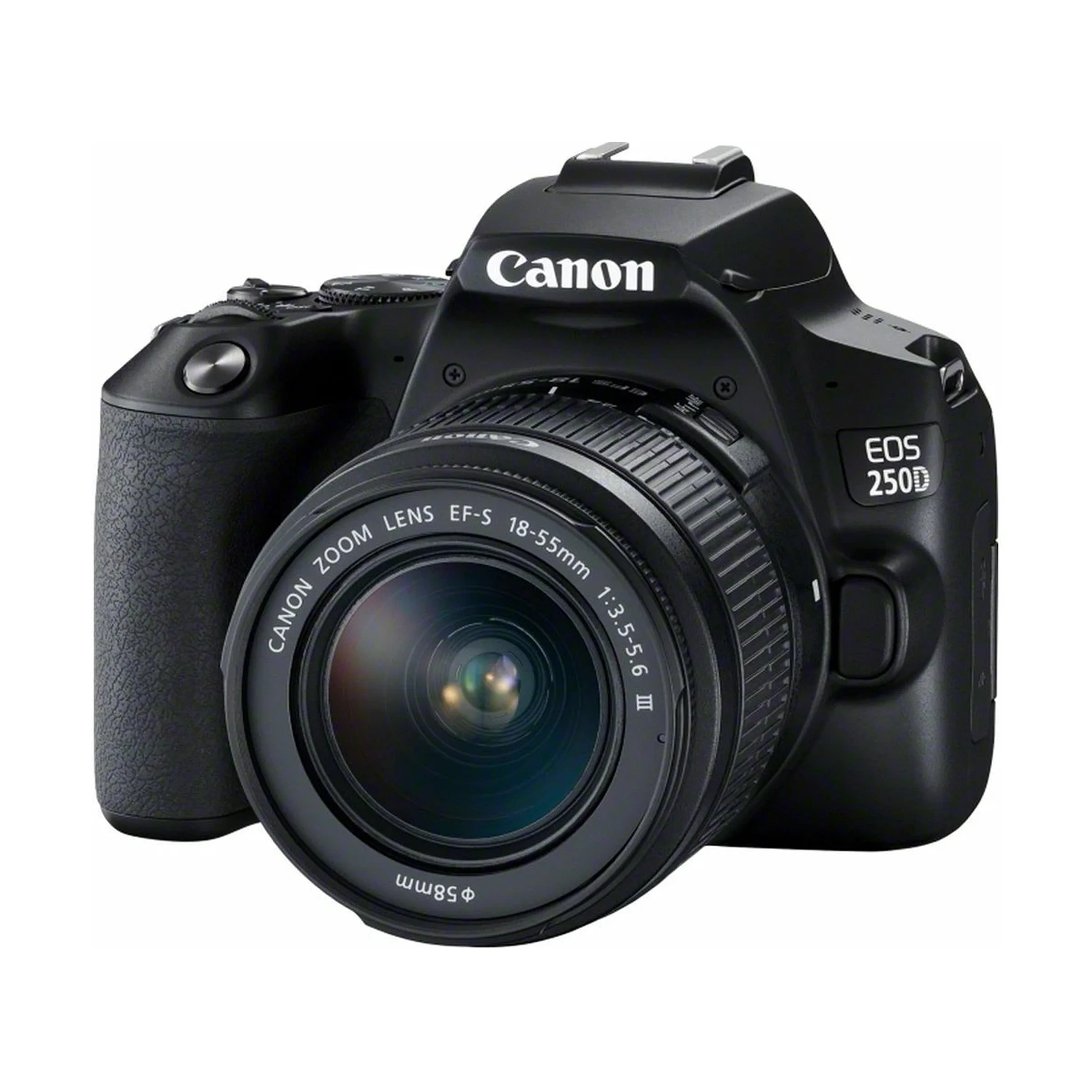 dfef Canon EOS 250D Kit (EF-S 18-55mm DC III) (Black) - Image 1