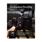 Canon XA60 Professional UHD 4K Camcorder (With Hand Grip) - Image 2